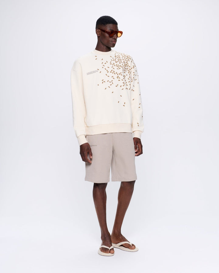 Mens Bee:Wild Sweatshirt—undyed