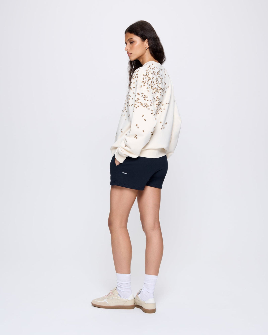 Womens Bee:Wild Sweatshirt—undyed