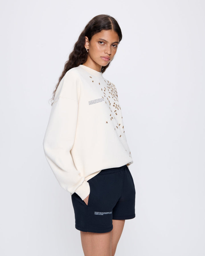 Womens Bee:Wild Sweatshirt—undyed