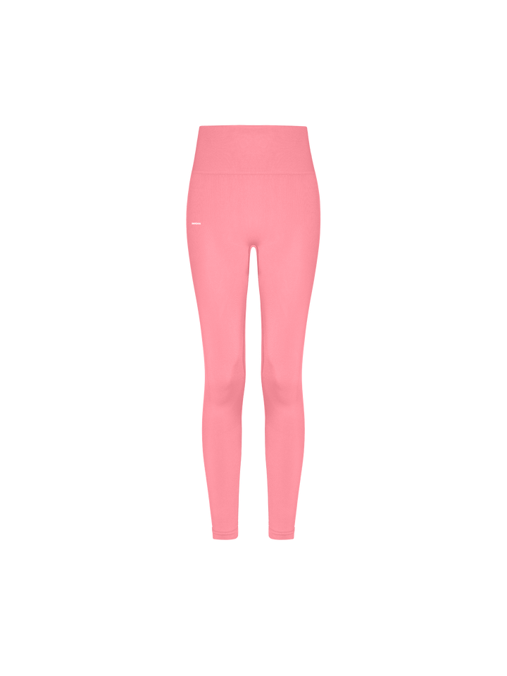 Womens 99% Bio-Based Compressive Leggings—Dewy Rose