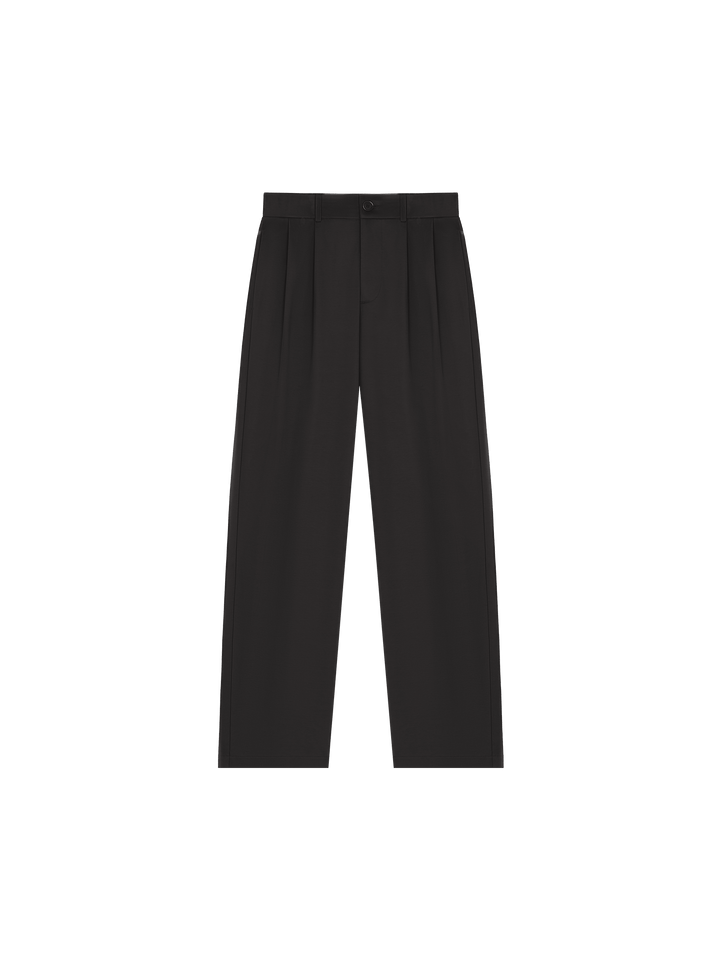 Womens  Interlock Trousers—Black