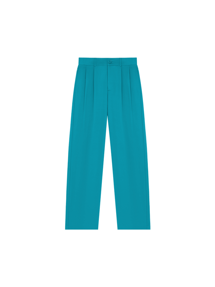 Womens  Interlock Trousers—Malachite Green
