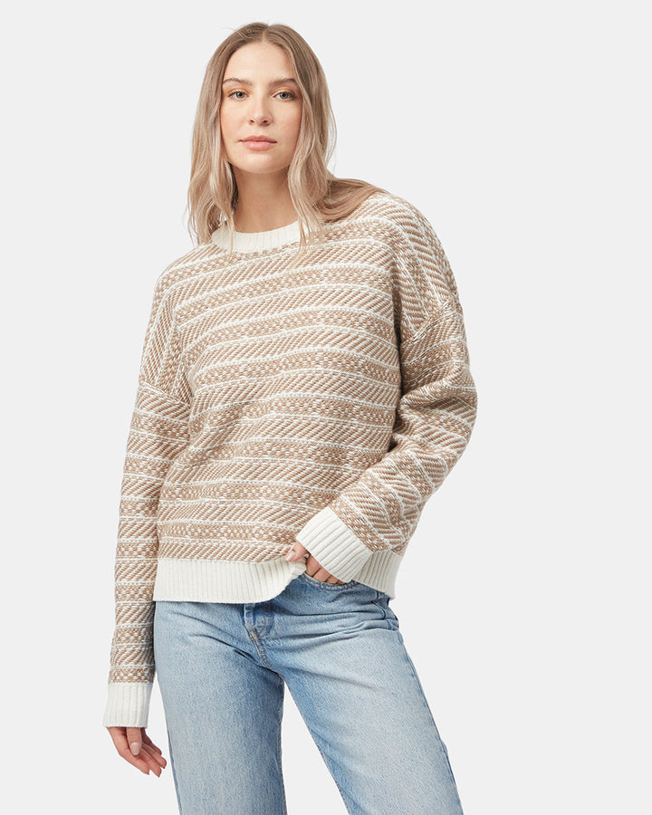 Highline Intarsia Crew Sweater