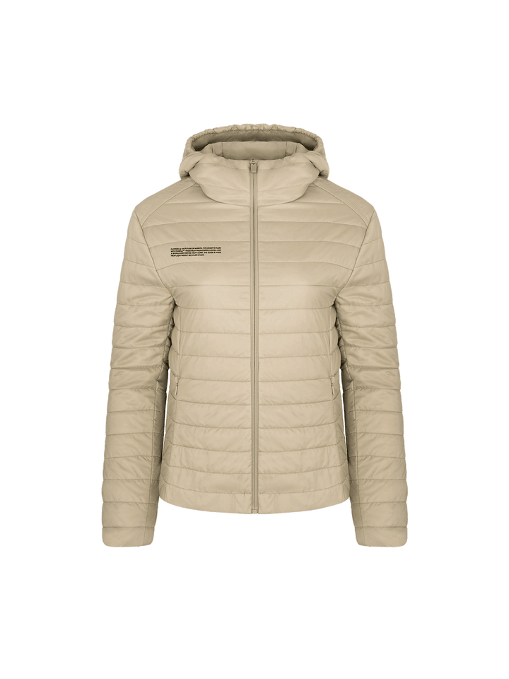 Womens Flower-Warmth Lite Jacket—Wheat Beige
