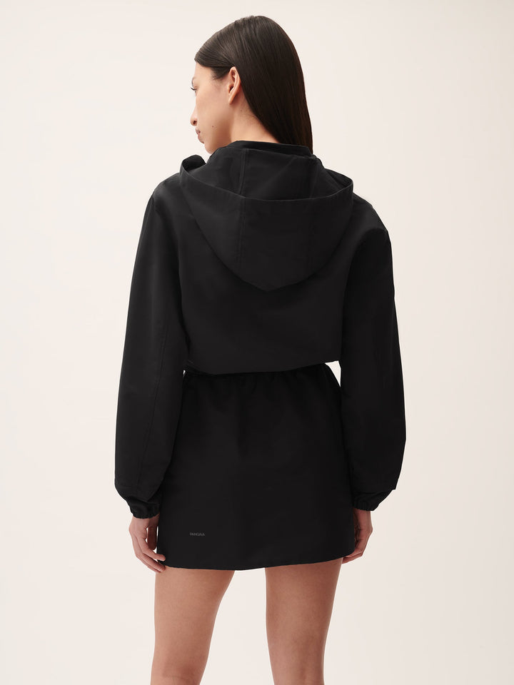 Women’s (gaia)PLNT Nylon Cropped Jacket—Black