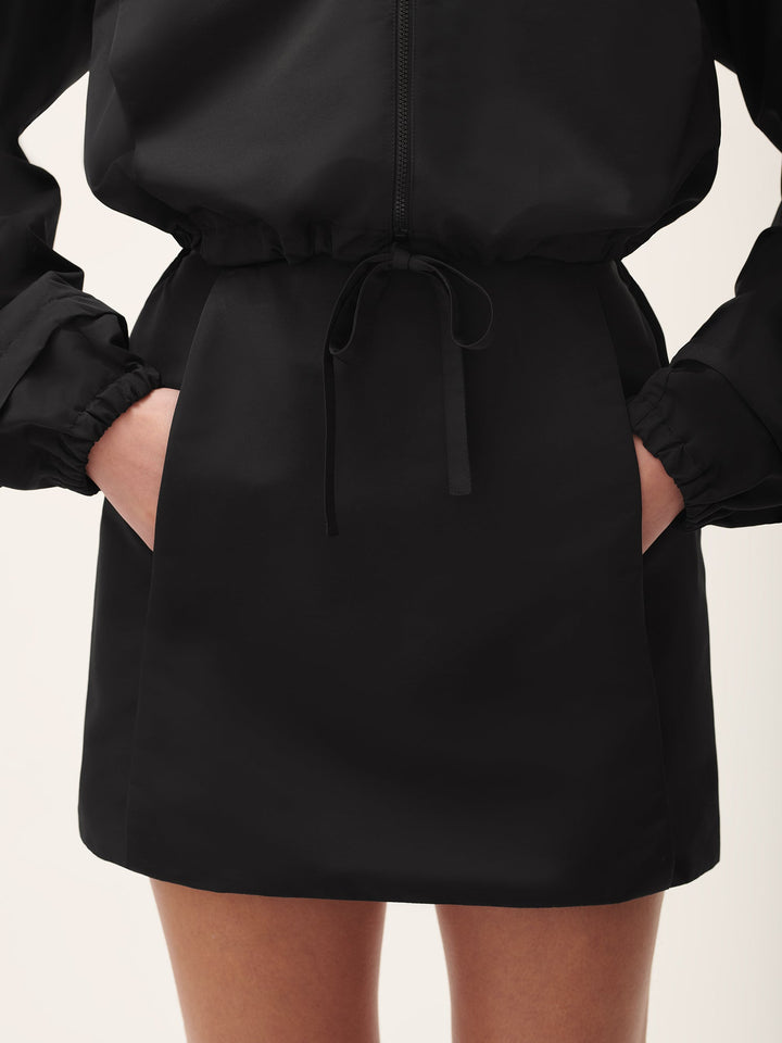 Women's (gaia)PLNT Nylon Skirt—Black