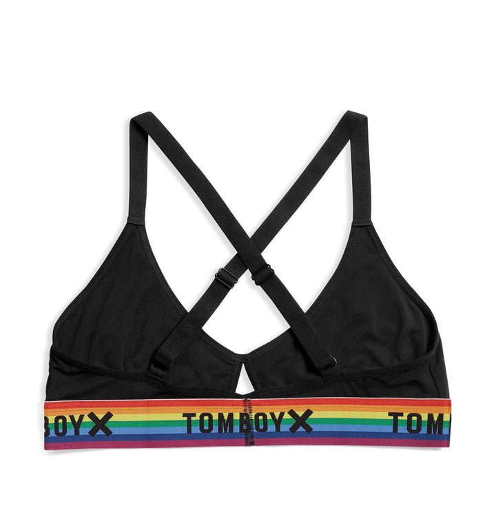 Lounge Bralette - Modal Black Rainbow