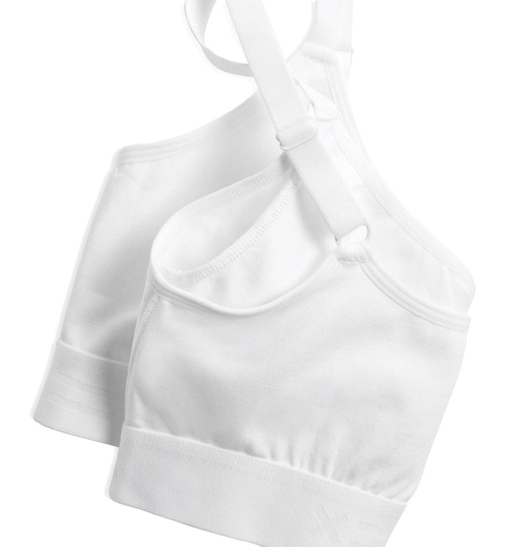 V Neck Bralette - X= White