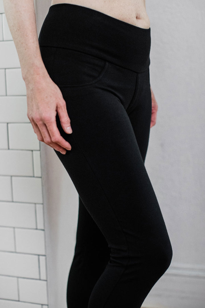 Beckett High-Waisted Bamboo & Organic Cotton Skinny Pant