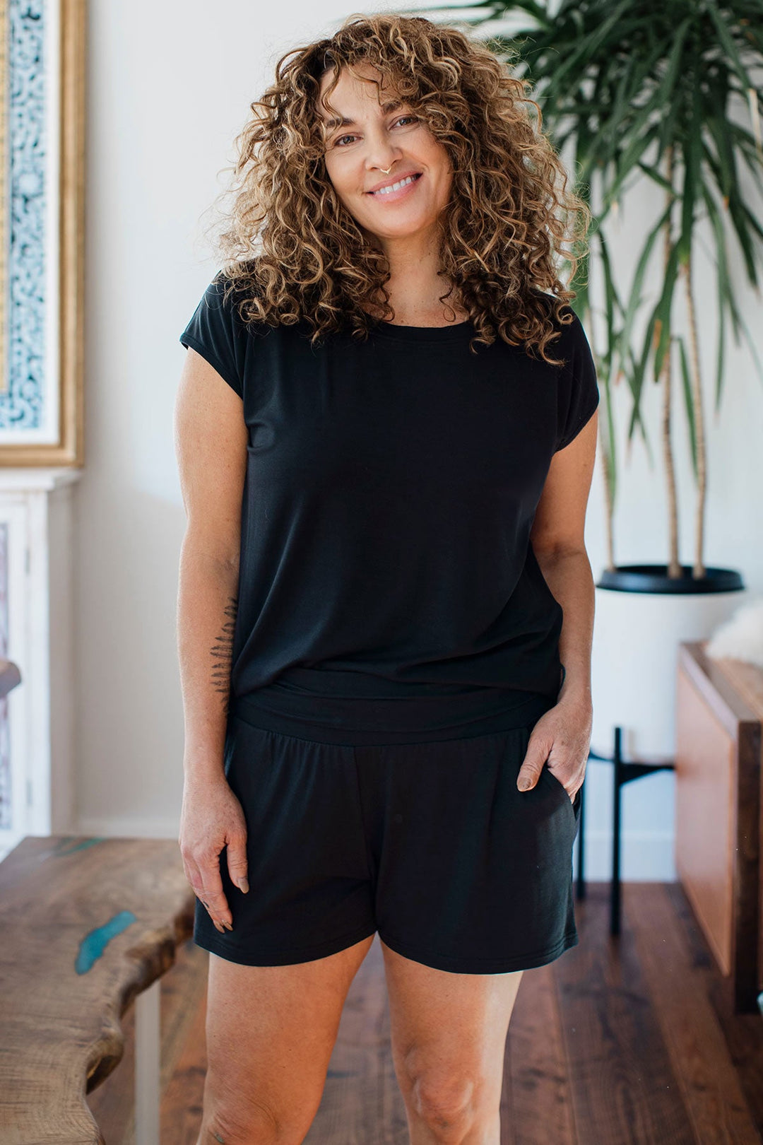 Olivia Foldover Bamboo Shorts
