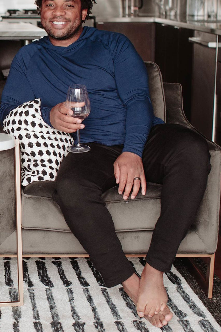 Men's Zach Bamboo & Organic Cotton Sweatshirt Jogger Lounge Pant