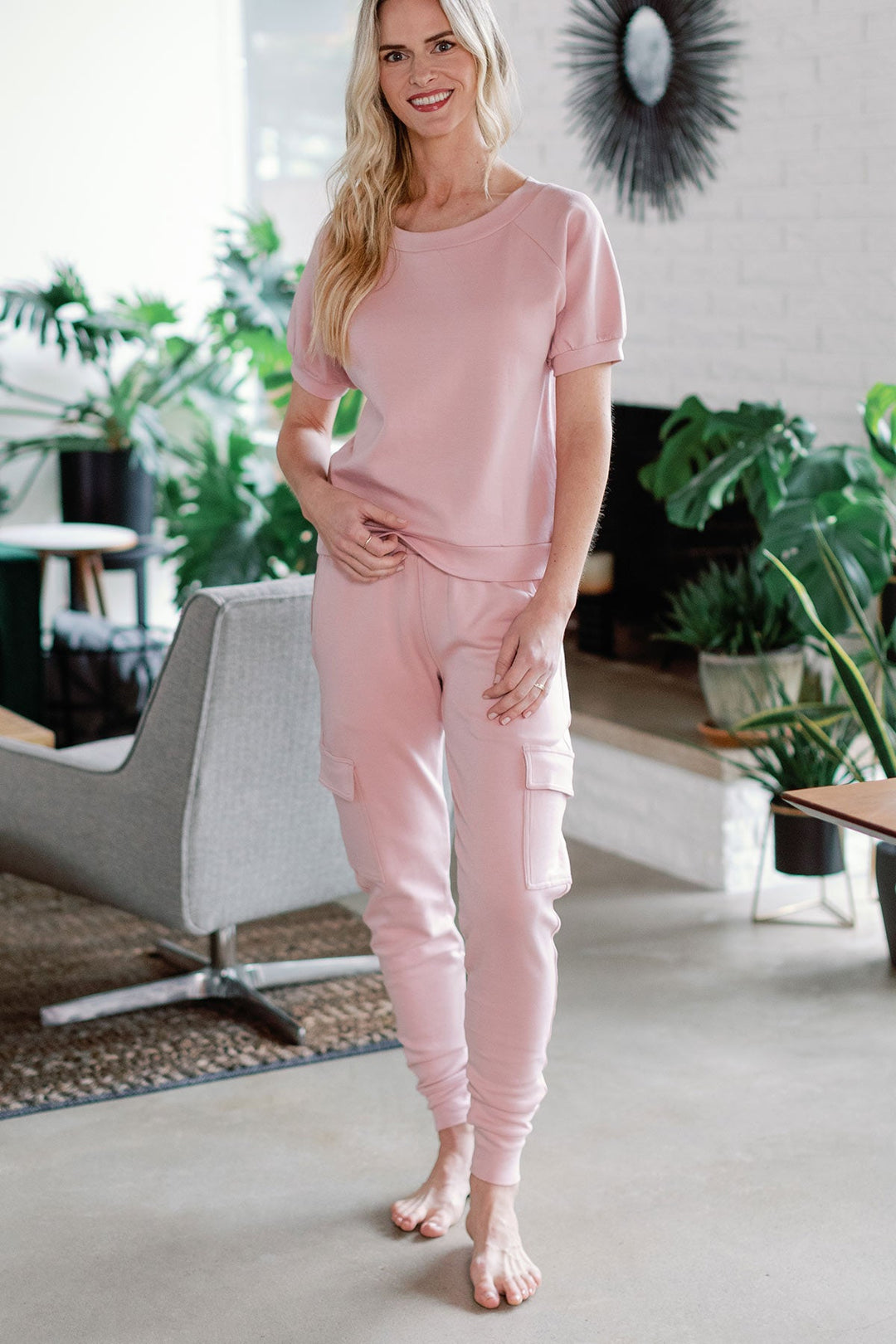 Fay Bamboo & Organic Cotton Sweatshirt Cargo Joggers