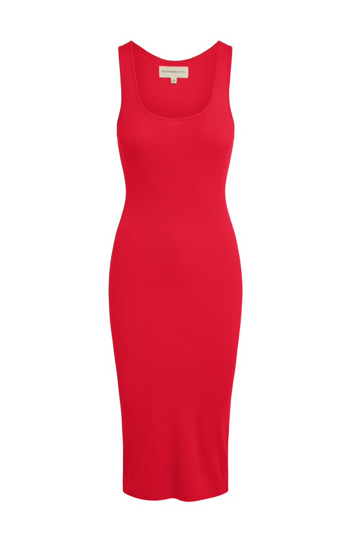 The Scoop Neck Midi Dress