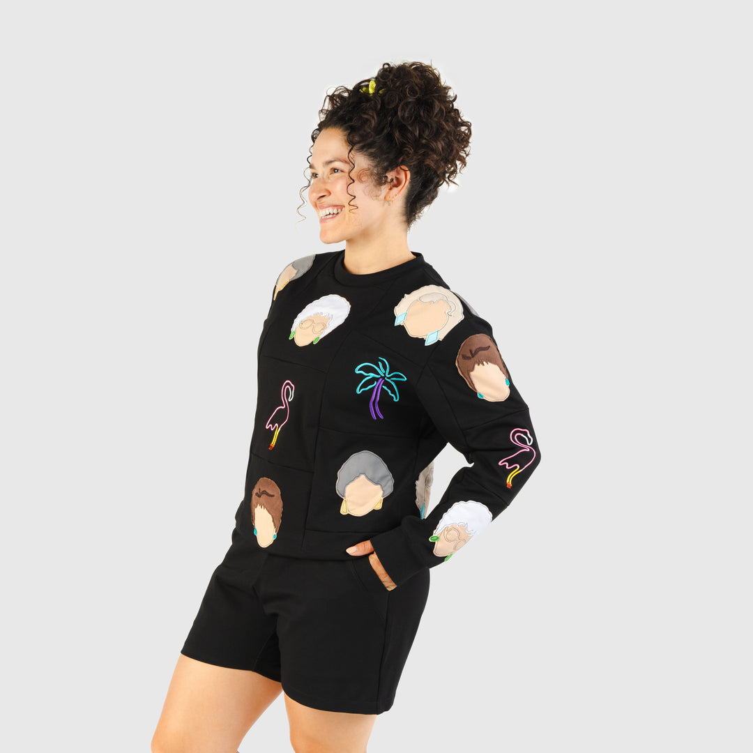 the 'miami icons' crewneck sweatshirt