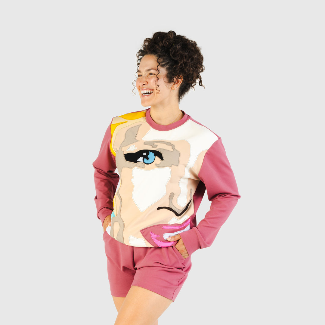 the 'rose' crewneck sweatshirt