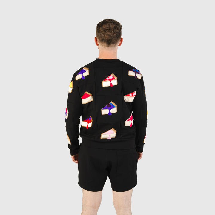 the 'late nite cheesecake' crewneck sweatshirt