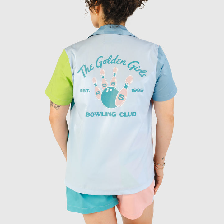 the 'golden girls bowling club' short-sleeve button-down: pre-order