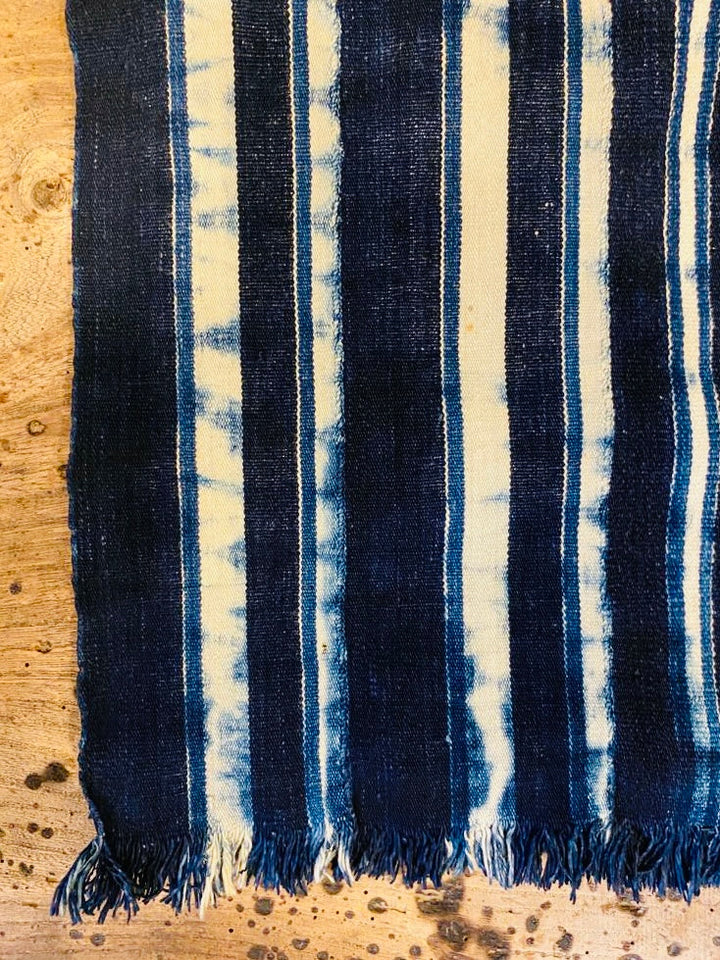 Indigo, Vintage handloomed scarf