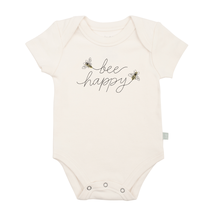 graphic bodysuit | bee happy