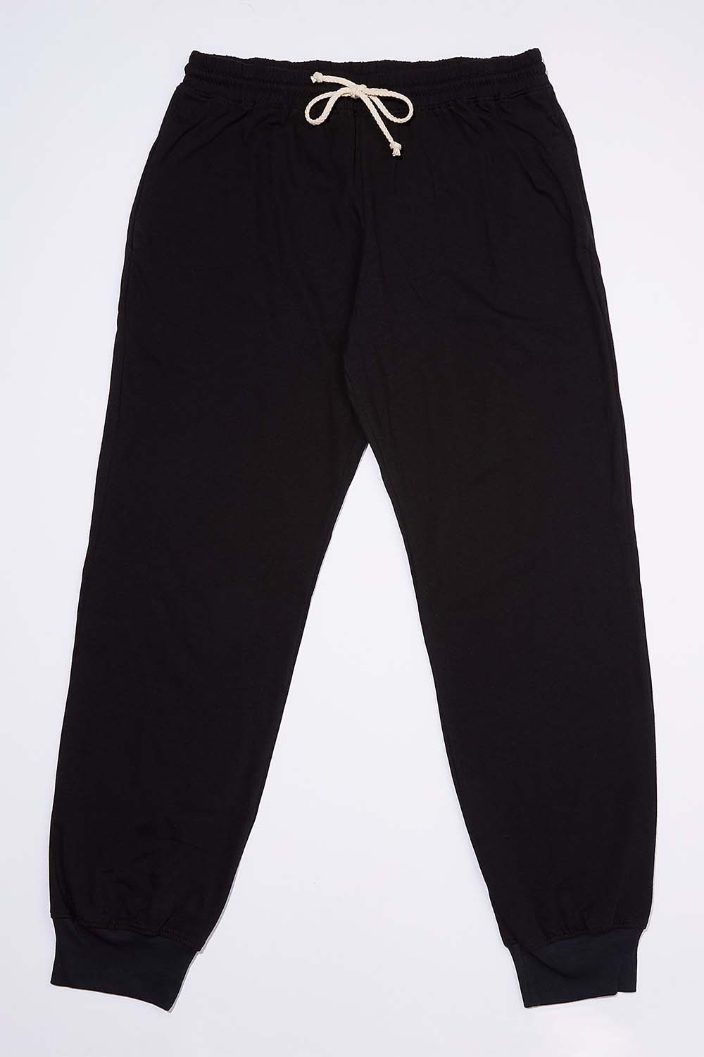 Women's Organic Black Pack: Jogger Pants + Unisex Style Tee