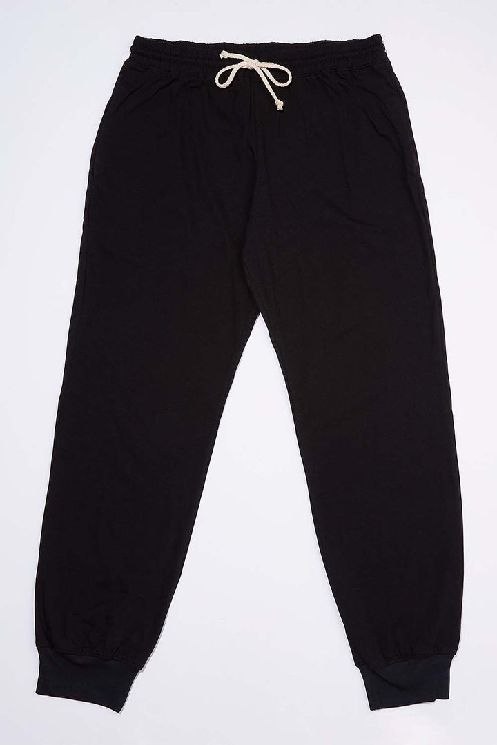 Women's Organic Black Pack: Jogger Pants + Unisex Style Tee
