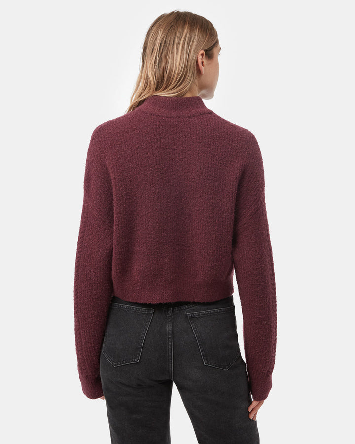 Highline Fuzzy Cable Sleeve Sweater