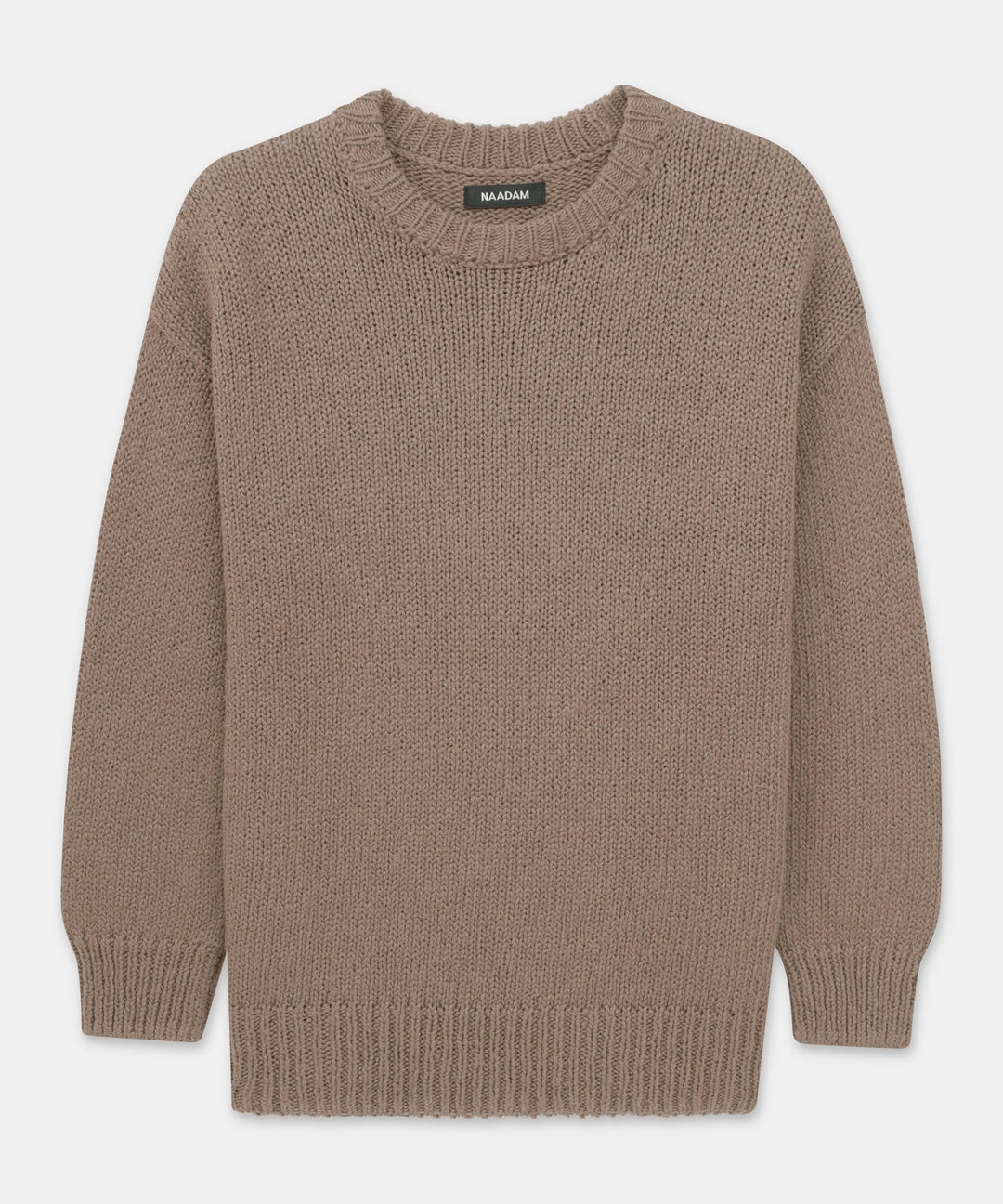 Chunky Cotton Crewneck Sweater