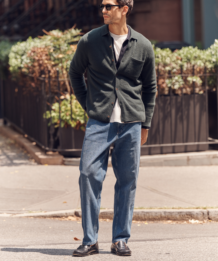 Signature Cashmere Button Down