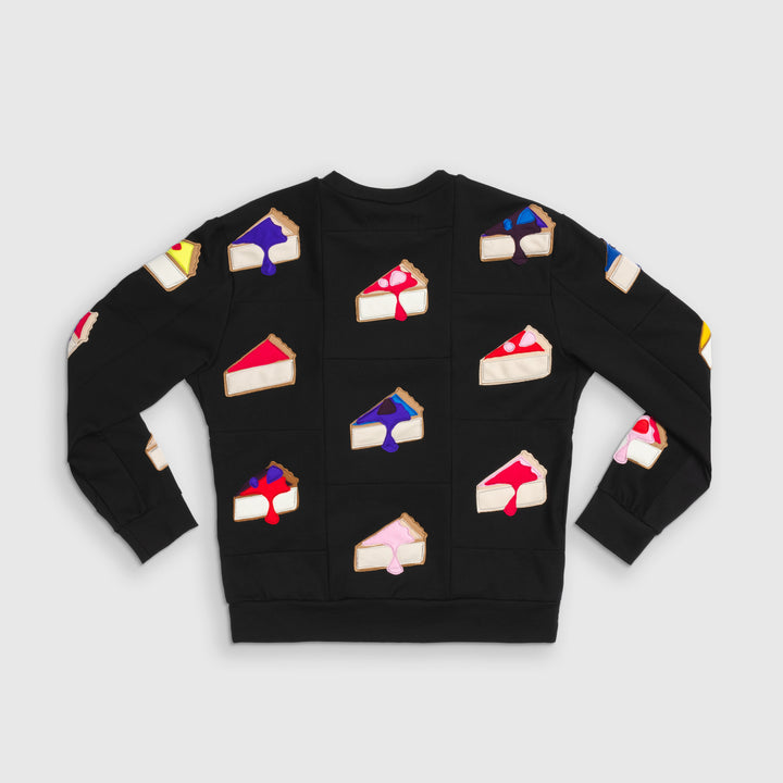 the 'late nite cheesecake' crewneck sweatshirt