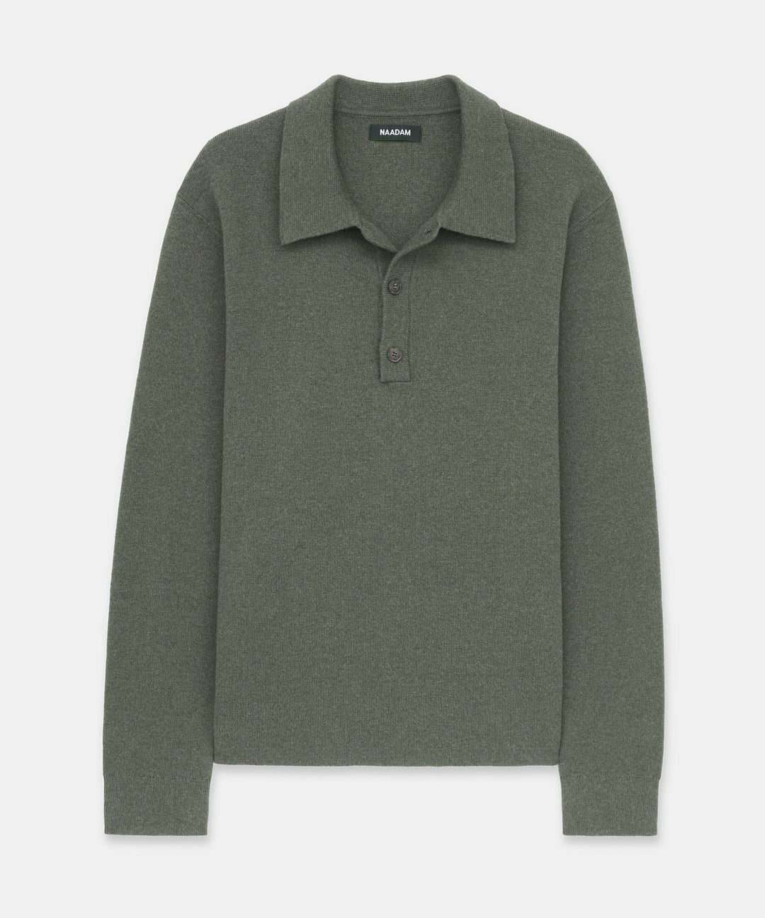 Cotton Cashmere Polo Sweater