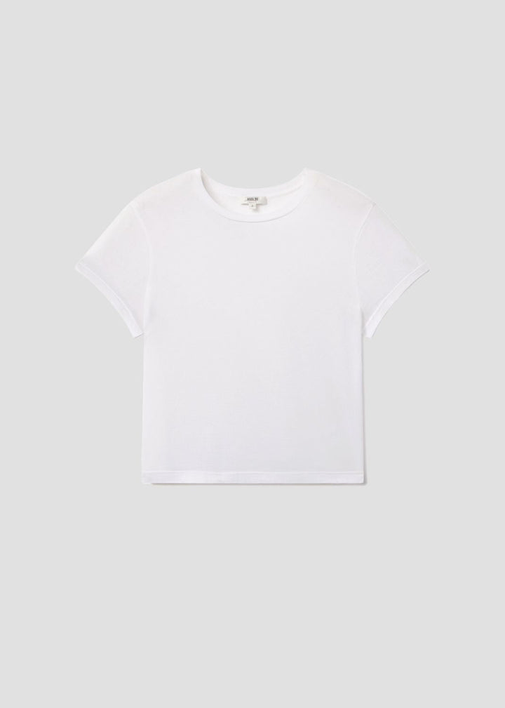Adine Shrunken Tee in White