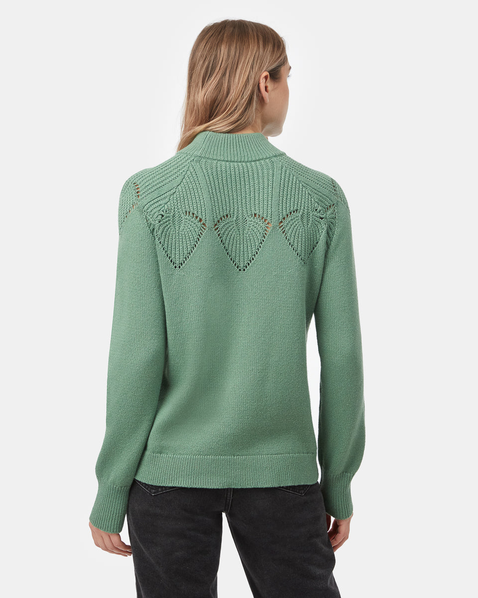 Highline Pointelle Turtleneck Sweater