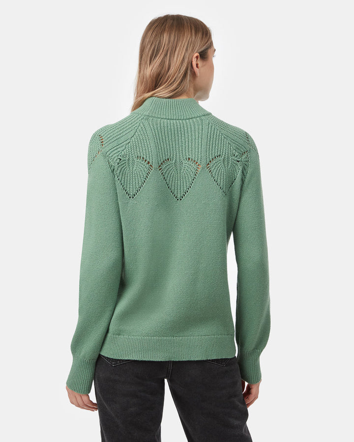 Highline Pointelle Turtleneck Sweater