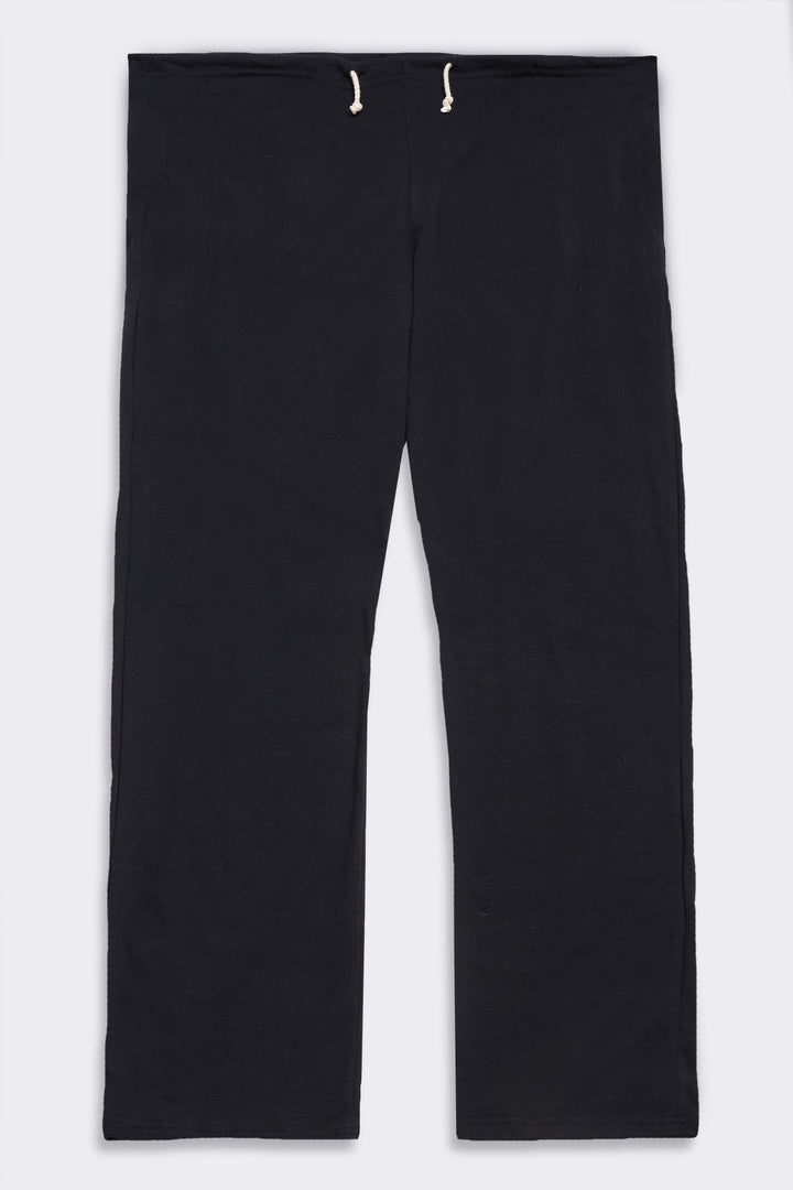Women's Organic Drawstring Only Lounge Pants in Black