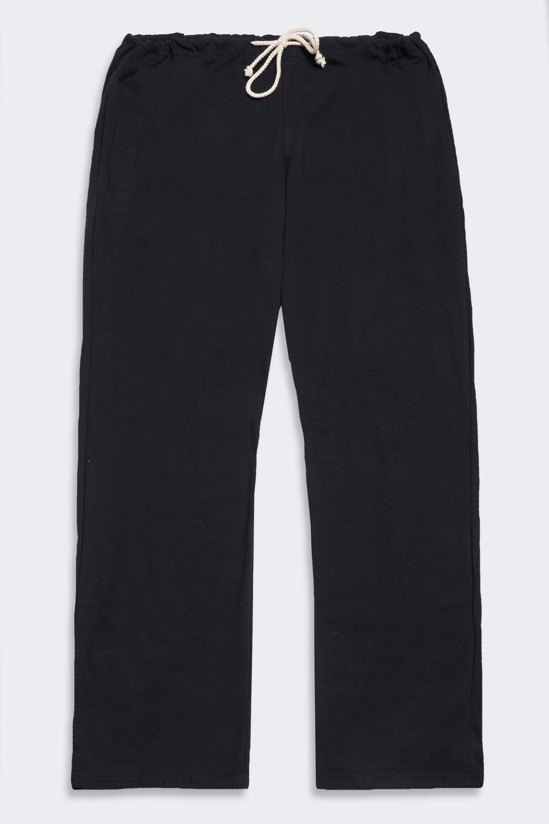 Women's Organic Drawstring Only Lounge Pants in Black