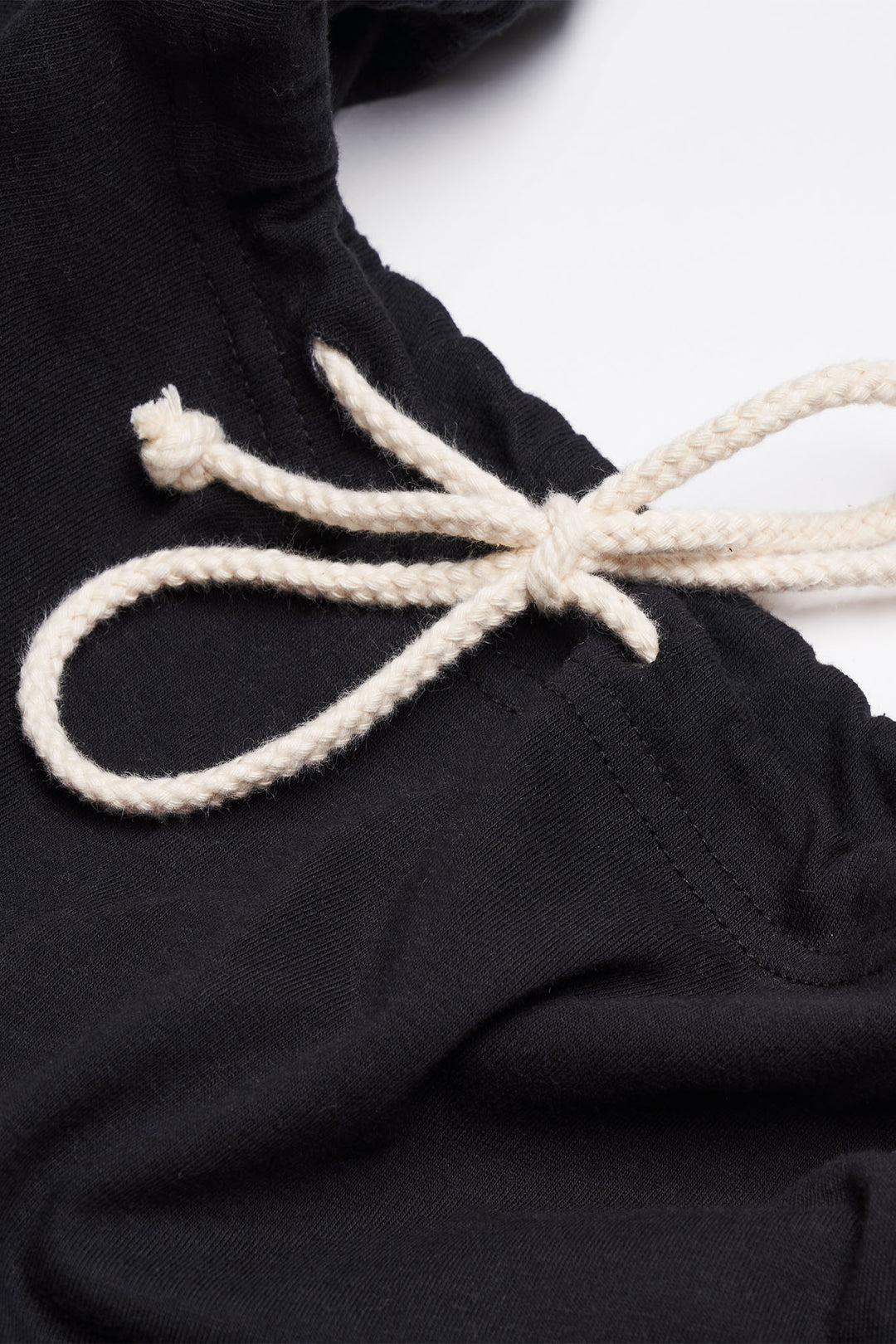 Women's Organic Drawstring Only Lounge Pants in Black