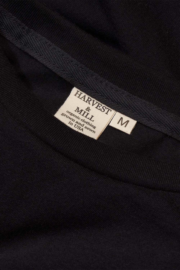 Men's Organic Raglan in Black