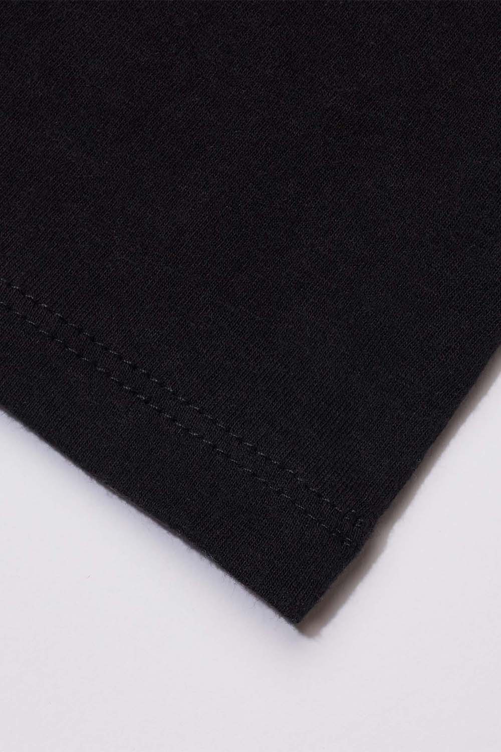 Men's Organic Raglan in Black