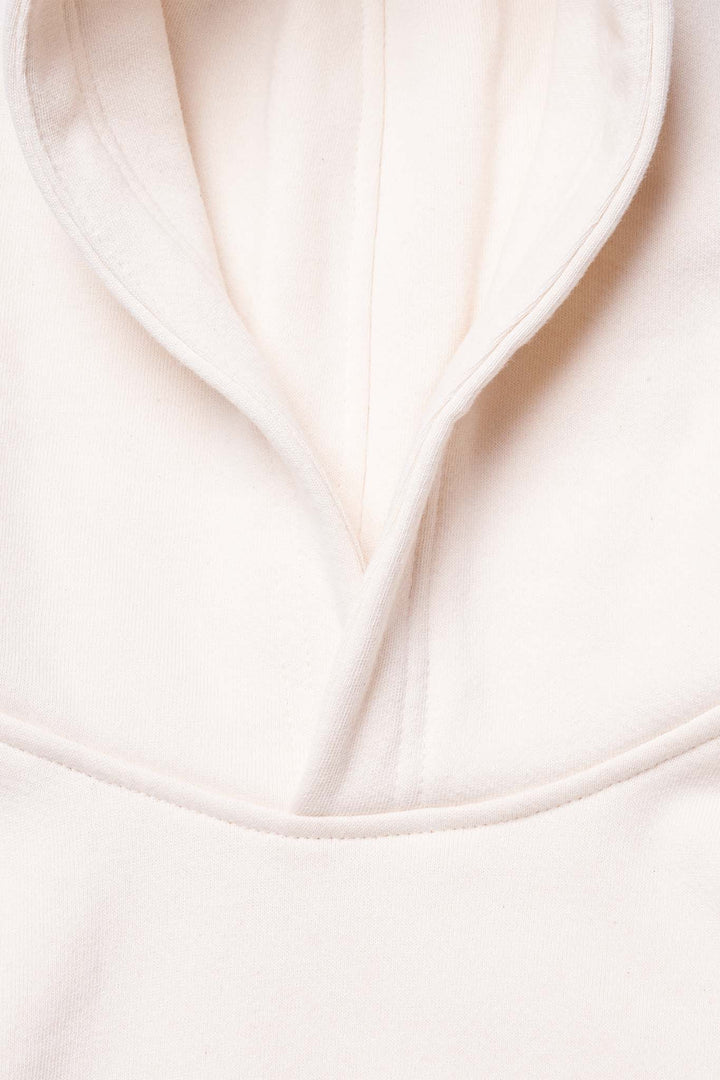 Women's Organic Hoodie Sweatshirt in Natural