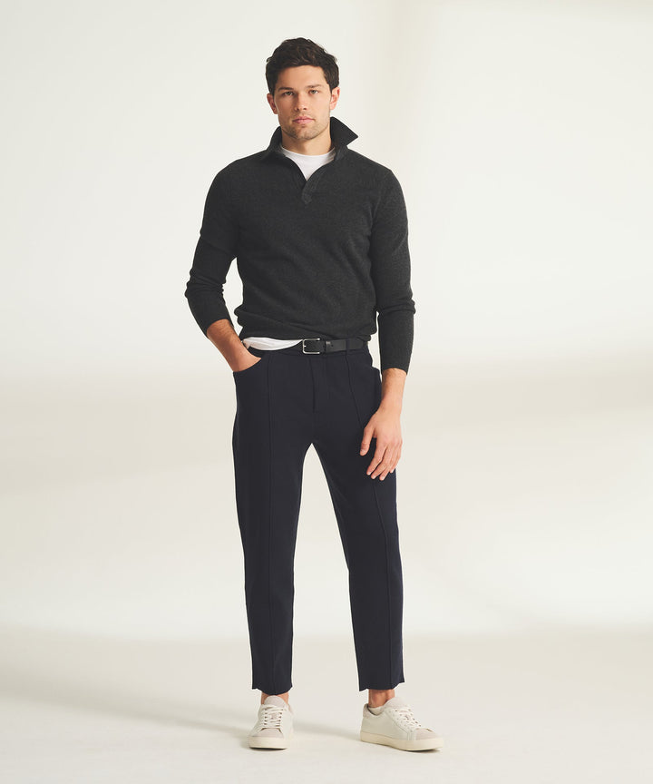Signature Cashmere Long Sleeve Polo