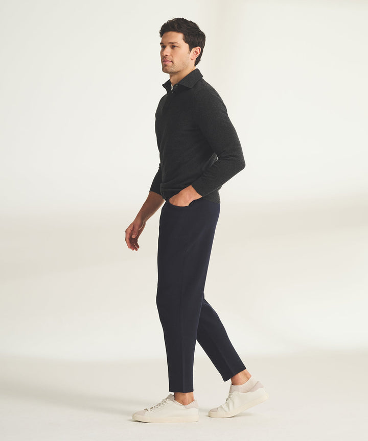Signature Cashmere Long Sleeve Polo