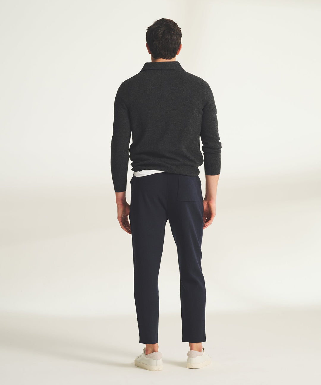 Signature Cashmere Long Sleeve Polo