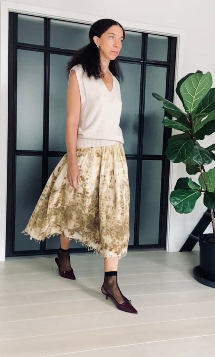 Maaza Botanical printed skirt