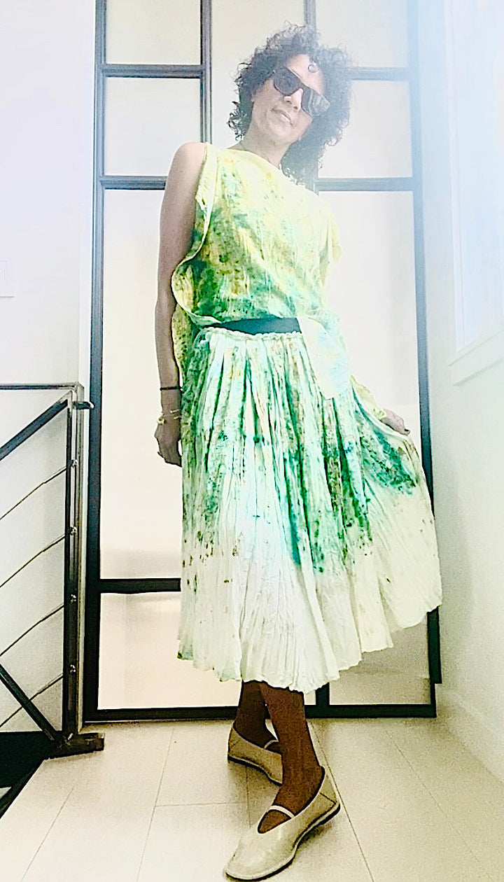 Mante Silk Skirt