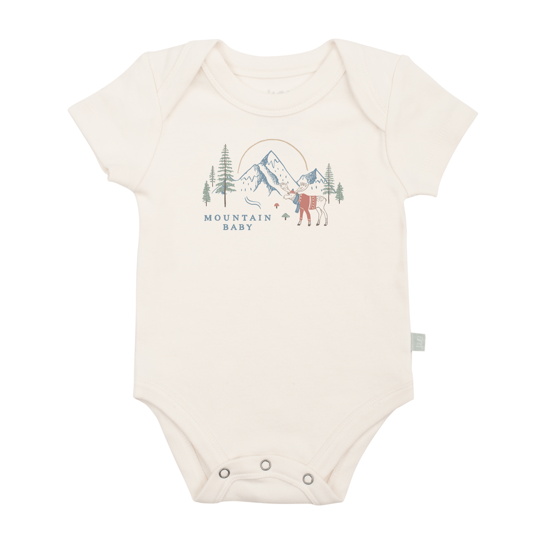 graphic bodysuit | mountain baby