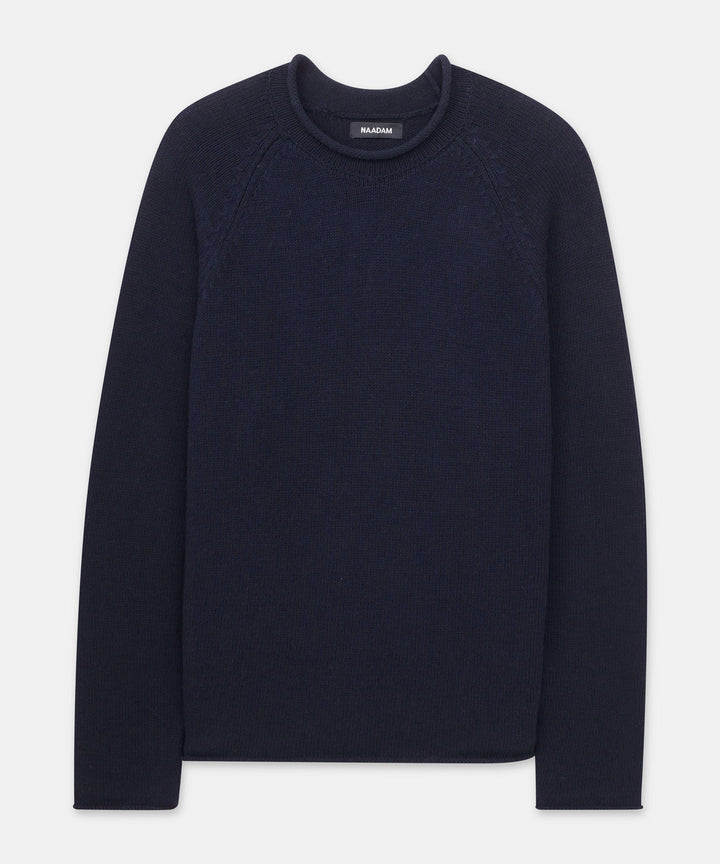 Cotton Relaxed Rollneck Sweater