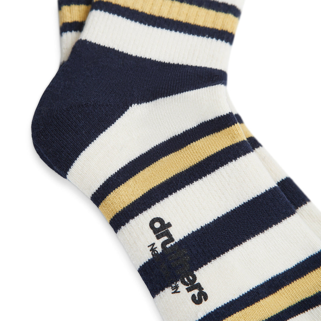 Luxury Yarn Stripe Crew Sock