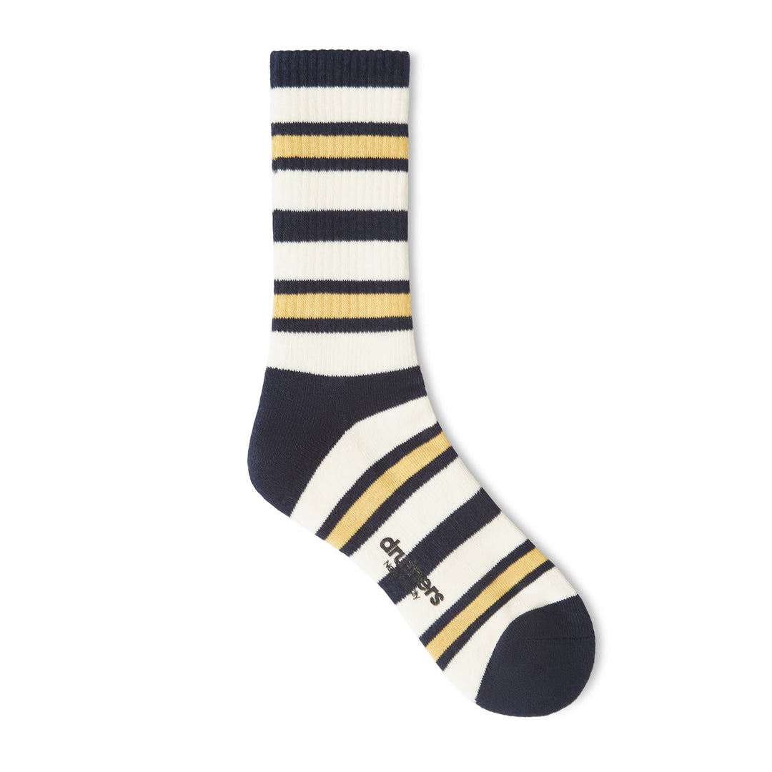 Luxury Yarn Stripe Crew Sock