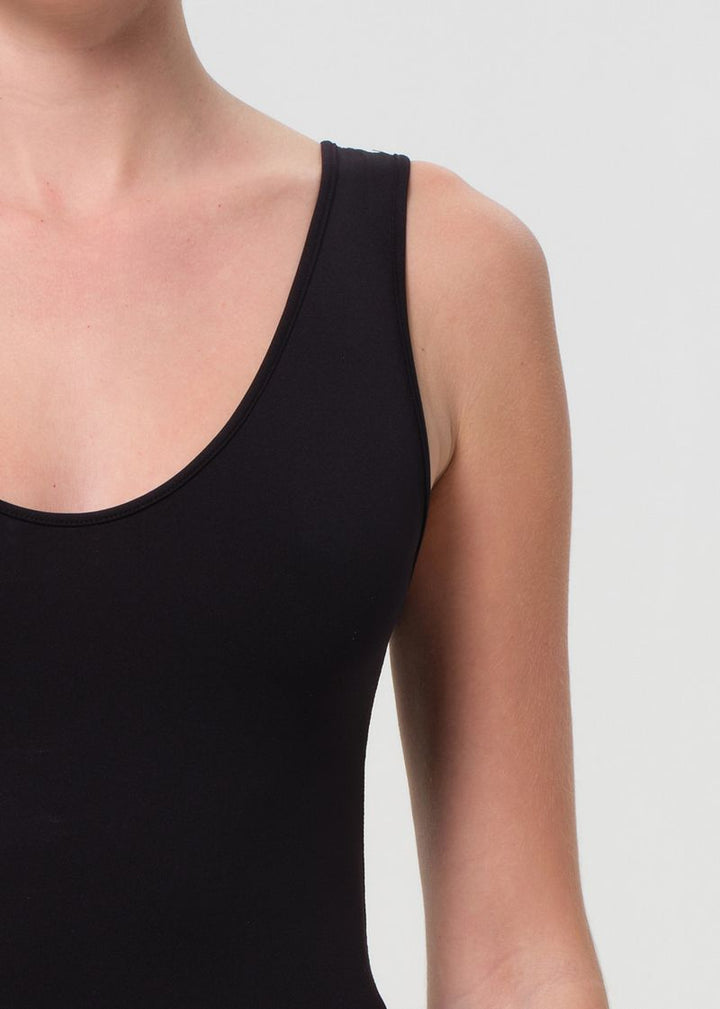 Tora Tank Bodysuit in Black