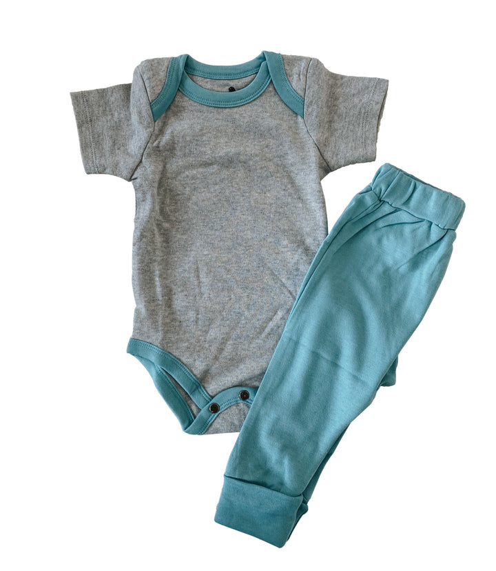colorblock gift set | vintage aqua